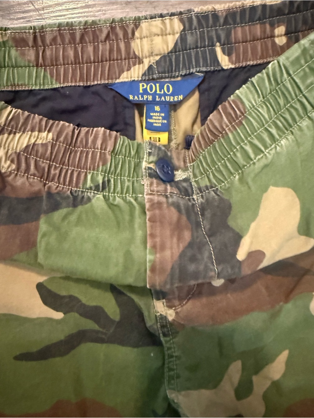 Polo by Ralph Lauren Camo Skinny Pants - Green/Brown/Tan - Picture 4 of 4